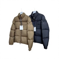 Doudoune zippée pour homme, coupe ample, col montant, avec poches plaquées, style sportif, printemps 2026, haute qualité, pour le marché européen transfrontalier