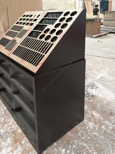 Counter Display Cosmetic Retail Store Fixture Display <b>Rack</b> Lipstick Display <b>Rack</b> <b>Wooden</b> Display Fixture for Face Products - Product Image 2