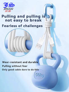 Kabel <span class=keywords><strong>Charger</strong></span> Terlaris Kabel <span class=keywords><strong>Charger</strong></span> iPhone Tipe Lighting Tipe C <span class=keywords><strong>Apple</strong></span> Tipe C Data Tipe C Kabel 1m untuk iPhone 17 - Product Image 3