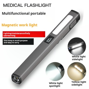 Xinsite xte sạc Led zoom đèn Pin ABS Clip bút ánh sáng tầm xa nam châm điện kỹ thuật số hiển thị hội thảo không thấm nước - Product Image 1