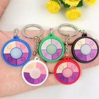 Détecteur de rayons ultraviolets portable, rappel de protection solaire, accessoire promotionnel personnalisé, porte-clés changeant de couleur pour test UV personnalisé