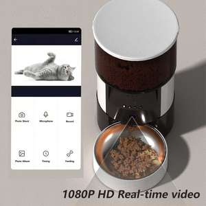 Pemberi makan anjing dan kucing, gaya Remote kontrol Wifi pintar 2025 pemberi makan mangkuk <span class=keywords><strong>Pe</strong></span> otomatis untuk anjing dan kucing - Product Image 4
