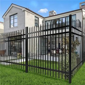 Prezzo a buon mercato al metro in ghisa scherma picchetti in ferro battuto finto ringhiera recinzione Villa in ferro battuto con lance Top recinzione Per case - Product Image 4