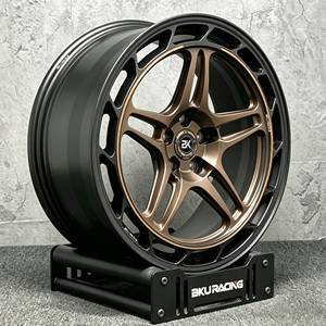 Jantes Bku personnalisées forgées 5x130 pour <span class=keywords><strong>Porsche</strong></span> 911 992 991 997 GT2 GT3 RS <span class=keywords><strong>Taycan</strong></span> 718 GT4 19 20 21 pouces, jantes en alliage bronze concaves - Product Image 2