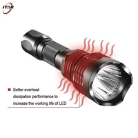 Lampe de poche tactique LED L2 U2 2.5K lumineuse, portée 500 mètres, conception classique, spécifications OEM ODM, projecteur portatif