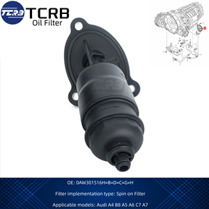 Filtro Olio Esterno per Cambio TCRB 0AW301516 per Audi Volkswagen A6 C7 B8, Filtro Trasmissione 0AW301516H - Product Image 2