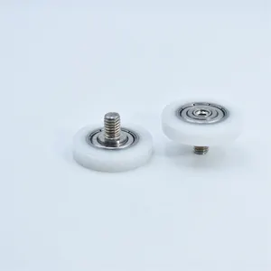 Kitchen Pantry Cabinet Roller BS62628-6C1L8M6 6x30x6mm Plastic Automatic Roller Bearing Wheel With Screw
