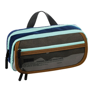 Trousse à crayons portable en toile pour étudiants <span class=keywords><strong>Xiao</strong></span> <span class=keywords><strong>Mei</strong></span>, couleurs contrastées, style 2025, grande capacité, simple, pour garçons - Product Image 5