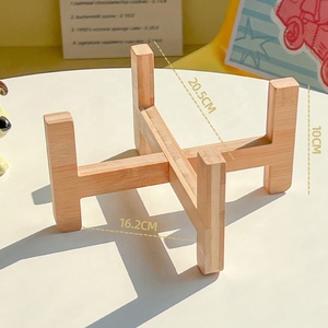 <span class=keywords><strong>Gamelle</strong></span> Écologique en Céramique Élégante à Alimentation Lente, Design Pétale 3D Anti-Étouffement pour Chien et <span class=keywords><strong>Chat</strong></span>, sur <span class=keywords><strong>Support</strong></span> en <span class=keywords><strong>Bois</strong></span> Surélevé, Étanche et Saine - Product Image 4