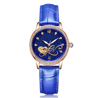 Montre squelette automatique pour femme, logo personnalisé, vente en gros, usine, mode, luxe, style minimaliste, montre-bracelet à quartz pour cadeau
