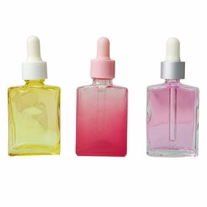 ขวดน้ำมันหอมระเหยทรงเหลี่ยมหรูหราขนาด 15 มล. 30 มล. 50 มล. 100 มล. ขวดแก้วหยดน้ำมันหอมระเหยสีดำด้านแบบด้าน - Product Image 5