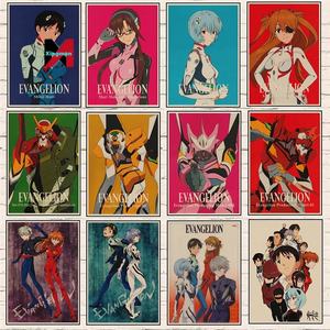 Póster de película EVA nueva edición Evangelion pared sin marco impresión de alta calidad al por mayor para decoración de cine Anime Art Picture Core - Product Image 1