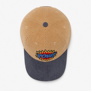 Casquette de baseball personnalisée en velours côtelé avec logo imprimé par transfert thermique, 6 panneaux structurés, visière incurvée, tendance, vente en gros - Product Image 6