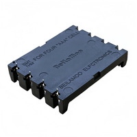 Boîtier de batterie en nylon pour 4 piles AAA, fabriqué en Chine, avec broches de connexion