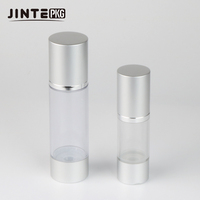 Flacon cosmétique sous vide en plastique AS de haute qualité avec pompe pulvérisatrice sans air, disponible en 15ml, 30ml, 50ml, 80ml, 100ml, 120ml – Vente en gros