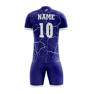 Uniforme de Fútbol Transpirable de Manga Corta Ligero de Alta Calidad al por Mayor para Uso en Exteriores de Verano 100% Poliéster - Product Image 6