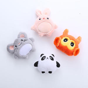 Jouet sonore en peluche pour animaux de compagnie, mignon, pour chat et chien, jouet à mâcher couineur, résistant aux morsures, pour le nettoyage des dents, doux, interactif, avec herbe à chat - Product Image 4