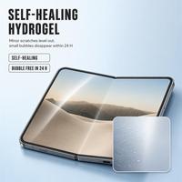 Protection d'écran avec kit d'installation pour iPhone Duo, double matériau EPU TPU, protection d'écran hydrogel pré-découpée
