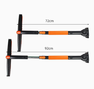 Brosse à neige pour voiture avec tête rotative flexible en silicone, grattoir à glace télescopique extensible, <span class=keywords><strong>balai</strong></span> à neige - Product Image 2