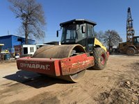 Rouleau vibratoire à tambour unique Dynapac CA610 d'occasion, compacteur de sol de 20 tonnes pour la construction routière, minière et les travaux de terrassement