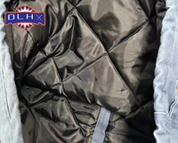 Veste de travail en toile de coton épaisse personnalisée pour homme, style Detroit oversize, streetwear, broderie sur le devant
