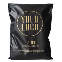 Offre Spéciale Logo personnalisé imprimé sac en plastique anti-poussière durable PE Poly Mailng pour vêtements chaussures fourrure vêtements en gros