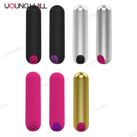 Starker Mini-Bullet-Vibrator für Frauen USB-Aufladbar Wasserdicht Kleiner Klitoris-Stimulator Erotik-Spielzeug für Frauen Vibrator