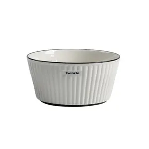 New Design factory price hot selling top quality luxury porcelain ramen soup bowls sets for restaurant and home usage