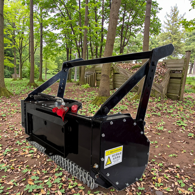 Forestry Equipment HOT Selling RDGM Mulcher Brush Cutter Mower Stump Grinder Skid Steer Loader Attachments Engine Bearing Gear 1