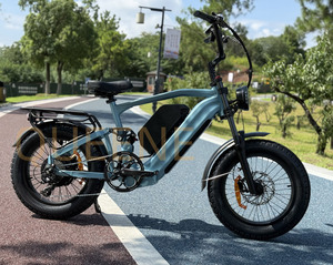 Vélo hybride QUEENE 60V/72V 3000W, vélo de route à grande vitesse, suspension intégrale, pneus larges de 20 pouces, écran TFT TDR03Z, Bafang - Product Image 1