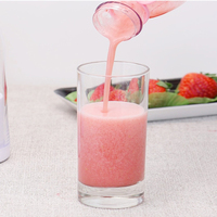 Mixeur électrique sans BPA de 350 ml, pour smoothies aux fruits, mini mixeur électrique à main, bouteille