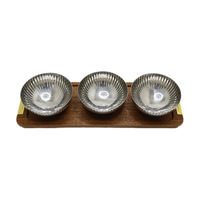 Vente chaude 304 plat de collation en acier inoxydable pour les fêtes de fruits et Bar/Restaurant utiliser de nouveaux accessoires adaptés