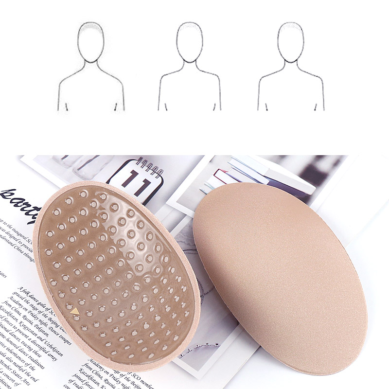 Плечевыми накладками Невидимый съемные самоклеящиеся анти-скольжения патчи плечевыми накладками