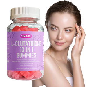 Коллагеновые жевательные конфеты для отбеливания кожи с глутатионом, биотином, витамином С, антиоксидантами, веганская формула, без сахара, сертифицировано Халяль - Product Image 1