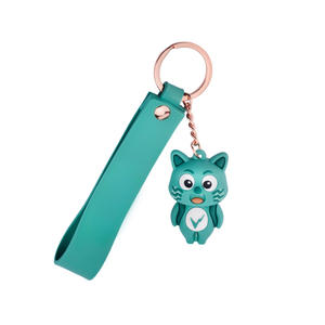 Longzhiyu 18 años fabricante alta calidad diseño personalizado dibujos animados Pvc llavero 3D silicona Anime Animal llavero - Product Image 6