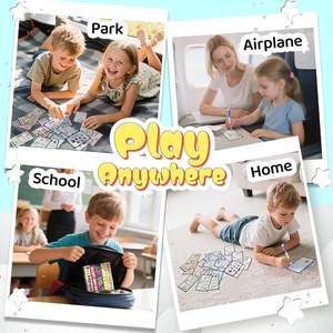 Cartes flash d'apprentissage de l'alphabet pour les tout-petits de 1 à 3 ans, jeu d'apprentissage du reconnaissance, chiffres épais, formes, cartes ABC, cartes de couleurs - Product Image 5