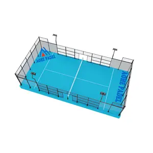 High Density Indoor Sports Green Artificial Grass Mat Basketball Artificial Turf Padel Tennis Court