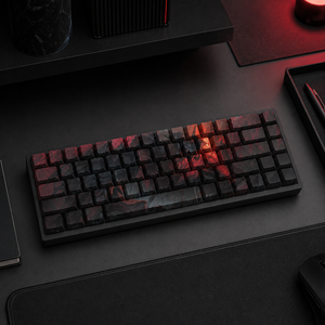 Özel LOL AATROX 68 Tuşlu PBT Boya Süblimasyonlu Yan Baskılı Tuş Başlıkları Mekanik Klavye için Cherry Profili - Product Image 5