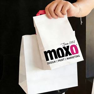 Wholesale Custom Printed Luxury Gift Craft Shopping <b>A3</b> A4 A5 Size Black White Brown Kraft Paper Bag With Your Own Logo - Product Image 5