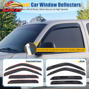 Visera para Ventana de Chevy Silverado 01-06 y GMC Sierra 1500 2500 Crew Cab, Protección Lateral para Ventana de Puerta de Coche - Product Image 2