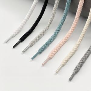 Cordones Redondos de Algodón Grueso para Hombre y Mujer, Cordones de Cuerda de Cáñamo Gruesa para Zapatillas de Lona, Cordones de Alta Calidad - Product Image 1