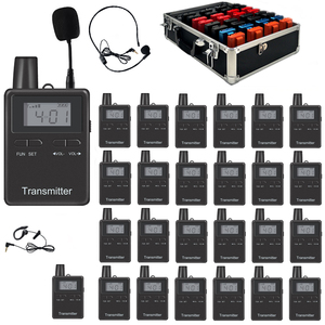 Sistema de Audio de Traducción para Guías Turísticos Personalizado para Iglesias, Transmisor y Receptor Inalámbrico con Alcance de 200 Metros - Product Image 1