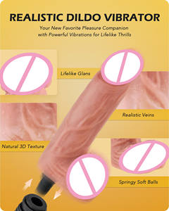 Máquina de Sexo Pistola Dildo Realista con Calefacción Vibración Empuje Automático para Estimulación <span class=keywords><strong>Anal</strong></span> y de Clítoris para Masturbación Femenina - Product Image 2
