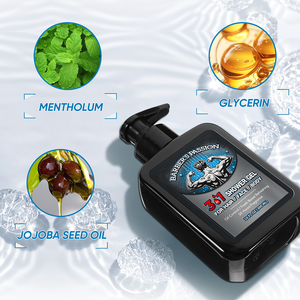 BARBER'S PASSION Gel Douche 3-en-1 pour Hommes <span class=keywords><strong>Savon</strong></span> Liquide pour le Corps Aide à Soulager les Irritations Fraîcheur Rafraîchissante - Product Image 5