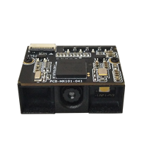 Módulo de escáner integrado de tamaño Mini TTL232 1D QR Raspiberry Pi Motor de escáner de código de barras para POS/PDA médico de mano