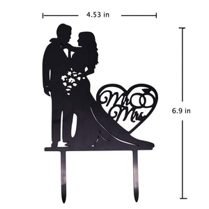 Novia y el novio <span class=keywords><strong>Pastel</strong></span> <span class=keywords><strong>de</strong></span> Bodas Topper <span class=keywords><strong>pastel</strong></span> <span class=keywords><strong>de</strong></span> <span class=keywords><strong>boda</strong></span> Topper - Product Image 3