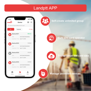 Landptt 4G POC PTT Walkie Talkie profesional de largo alcance Comunicación global Tarjeta SIM en miniatura para servicio de plataforma libre de radio - Product Image 5