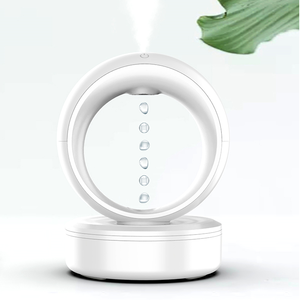 <span class=keywords><strong>Humidificador</strong></span> antigravedad PSE para decoración del hogar, Led luz nocturna, gotas levitantes de reflujo, <span class=keywords><strong>Humidificador</strong></span> <span class=keywords><strong>ultrasónico</strong></span> antigravedad de gota de agua - Product Image 1