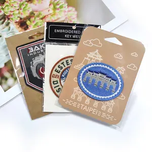 Kunden spezifisches Werbe geschenk selbst klebende Rückseite/Eisen auf dem Rücken DIY Stickerei Patch