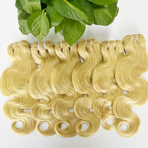 Lots de Cheveux Humains Vierges Blond Platine 613 Ondulés, Doux et Soyeux, Qualité Supérieure, Sans Perte de Cheveux - Product Image 4